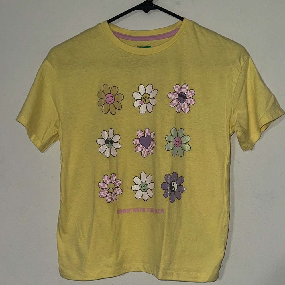 Garanimals Yellow Tee with Floral Graphics